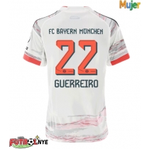Camiseta Bayern Munich Raphael Guerreiro #22 Visitante Equipación para mujer 2025-26 manga corta